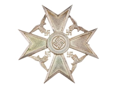 WWII NAZI GERMAN SPANISH CROSS BADGE WITHOUT SWORDS