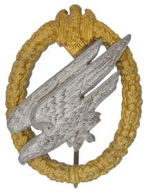 WWII GERMAN LUFTWAFFE PARATROOPER BADGE