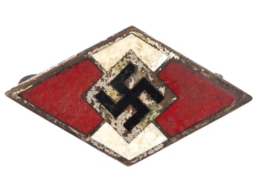 WWII NAZI GERMAN HITLER YOUTH BADGE FOR LEADERS