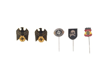 WWII MODEL NAZI GERMAN SS STICK PINS