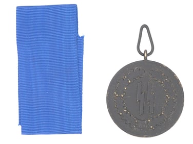 WWII NAZI GERMAN WAFFEN SS LONG SERVICE MEDAL 4TH CLASS