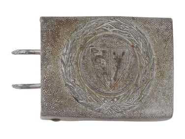 WWII NAZI GERMAN MODEL FIRE POLICE BELT BUCKLE