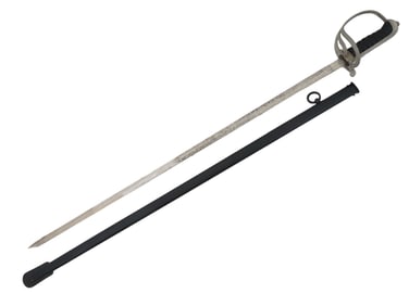 GERMAN ARMY M1852 CAVALRY SWORD WITH SCABBARD