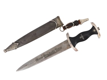 WW2 GERMAN NAZI SS PUMA SOLINGEN M 1933 DAGGER W HANGER