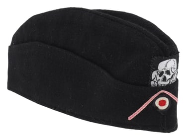 WWII TYPE NAZI GERMAN WAFFEN SS PANZER OVERSEAS CAP