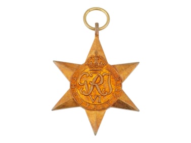 WWII BRITISH GEORGE VI THE ITALY STAR MEDAL