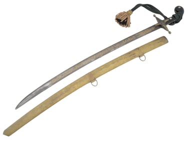 TURKISH OTTOMAN SABRE SWORD WITH SCABBARD