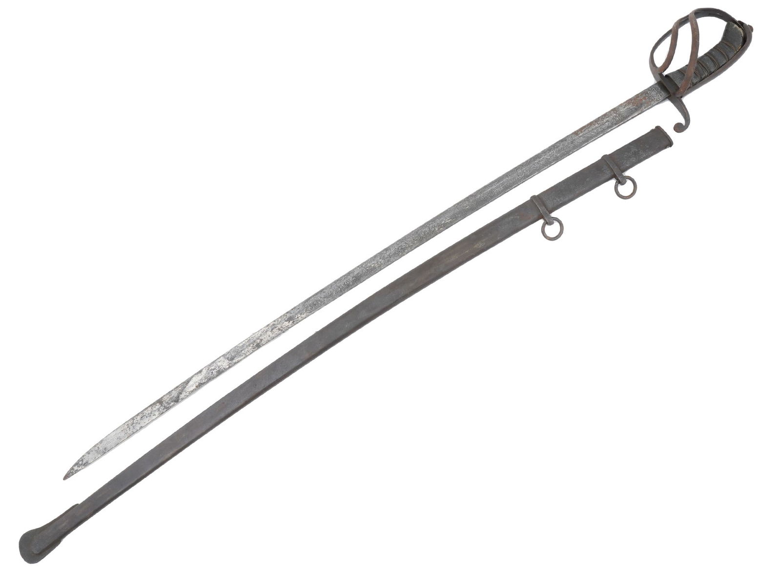 M1852 CAVALRY TROOPERS SWORD WITH SCABBARD (1 of 5)