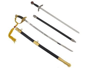 AMERICAN CIVIL WAR SWORD AND LUFTWAFFE SWORD REPLICAS