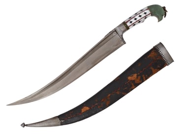 ANTIQUE INDIAN OR AFGHAN PESH KABZ DAGGER 19 TO 20TH C