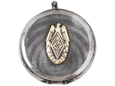 GERMAN WWII MODEL HITLER YOUTH POCKET ASHTRAY