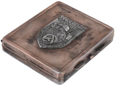 GERMAN WWII SA STANDARTE 1 BRESLAU CIGARETTE CASE