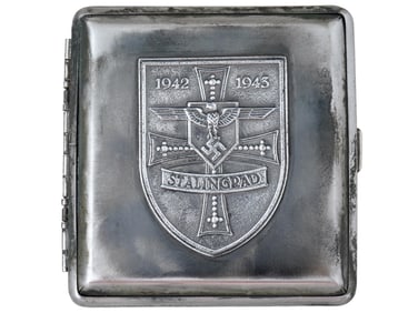 GERMAN WWII TYPE BATTLE FOR STALINGRAD CIGARETTE CASE