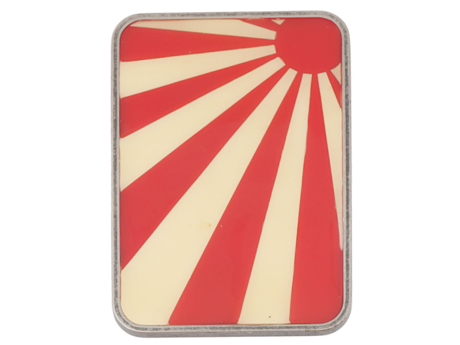 VINTAGE WWII MODEL JAPANESE ENAMELED BELT BUCKLE (1 of 3)