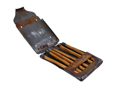 ANTIQUE AMERICAN CIVIL WAR CASE W MATCHES