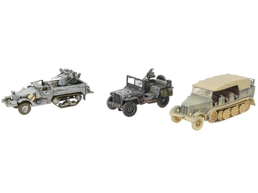 WWII TRACK MODELS BATTLE OF THE BULGE HOTCHKISS JEEP