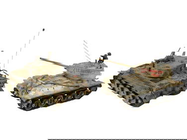 WWII GERMAN TIGER I AND SOVIET T 34 TANK MODELS (1 of 4)