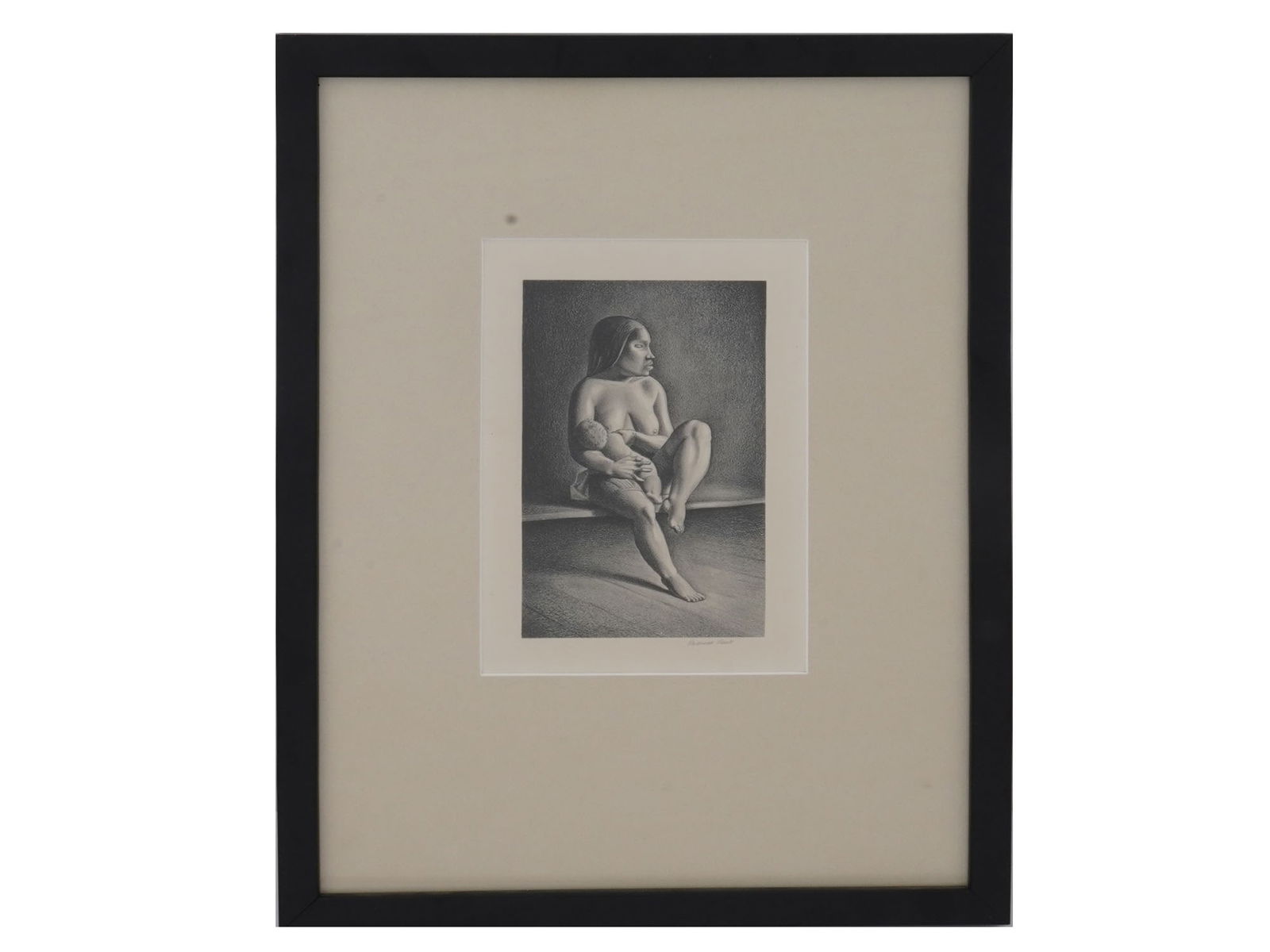 ROCKWELL KENT SIGNED LITHOGRAPH PRINT GREENLAND MOTHER (1 of 4)