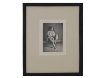 ROCKWELL KENT SIGNED LITHOGRAPH PRINT GREENLAND MOTHER: Rockwell Kent, American, 1882 to 1971, a limited edition lithograph print, Greenland Mother Nursing Child, 1934. Signed in pencil lower right: Rockwell Kent. This print was issued as publication no.