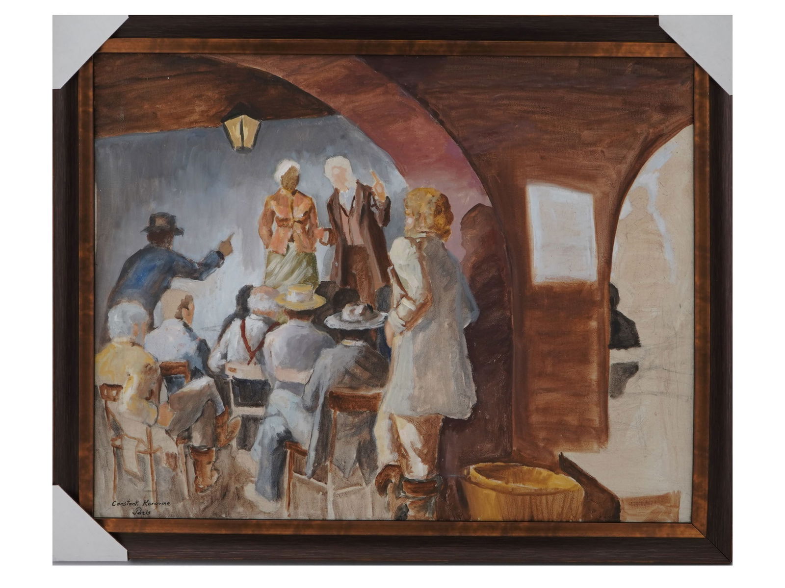 RUSSIAN OIL PAINTING SIGNED KONSTANTIN KOROVINE (1 of 4)