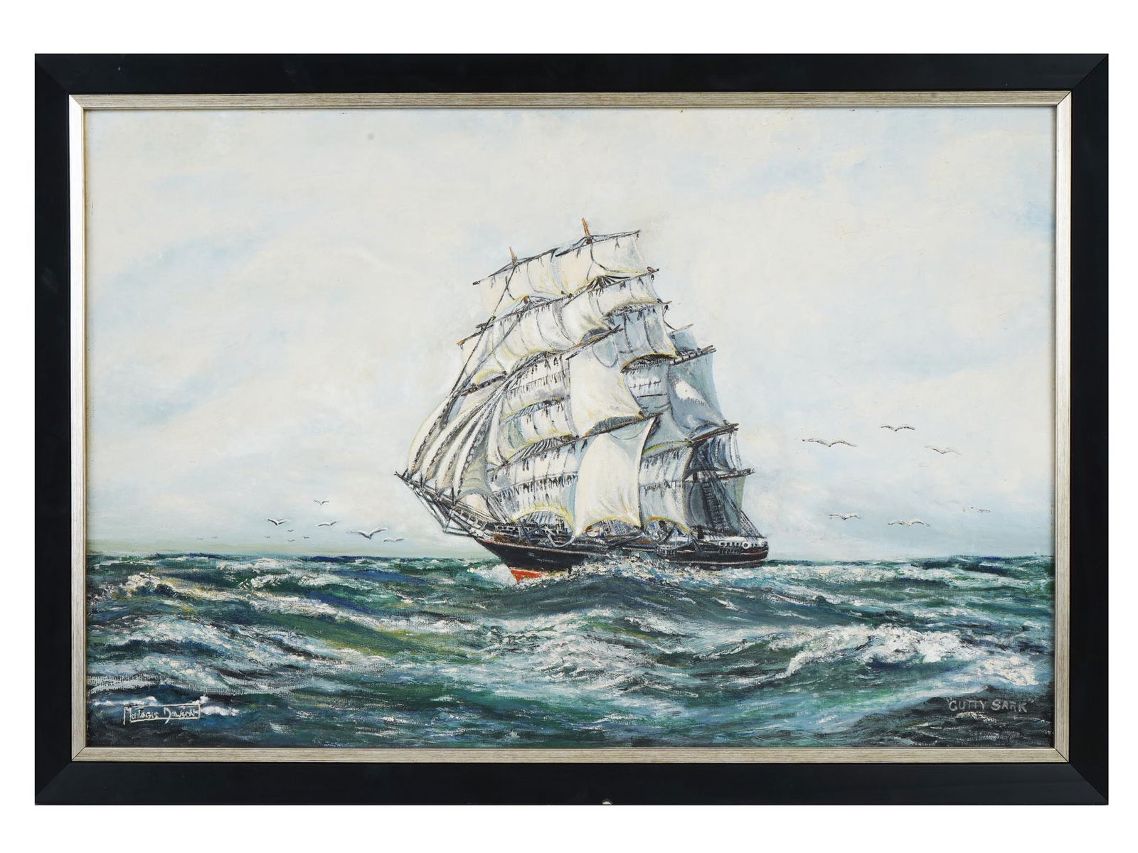 MONTAGUE DAWSON BRITISH MARINE PAINTING CUTTY SARK (1 of 6)