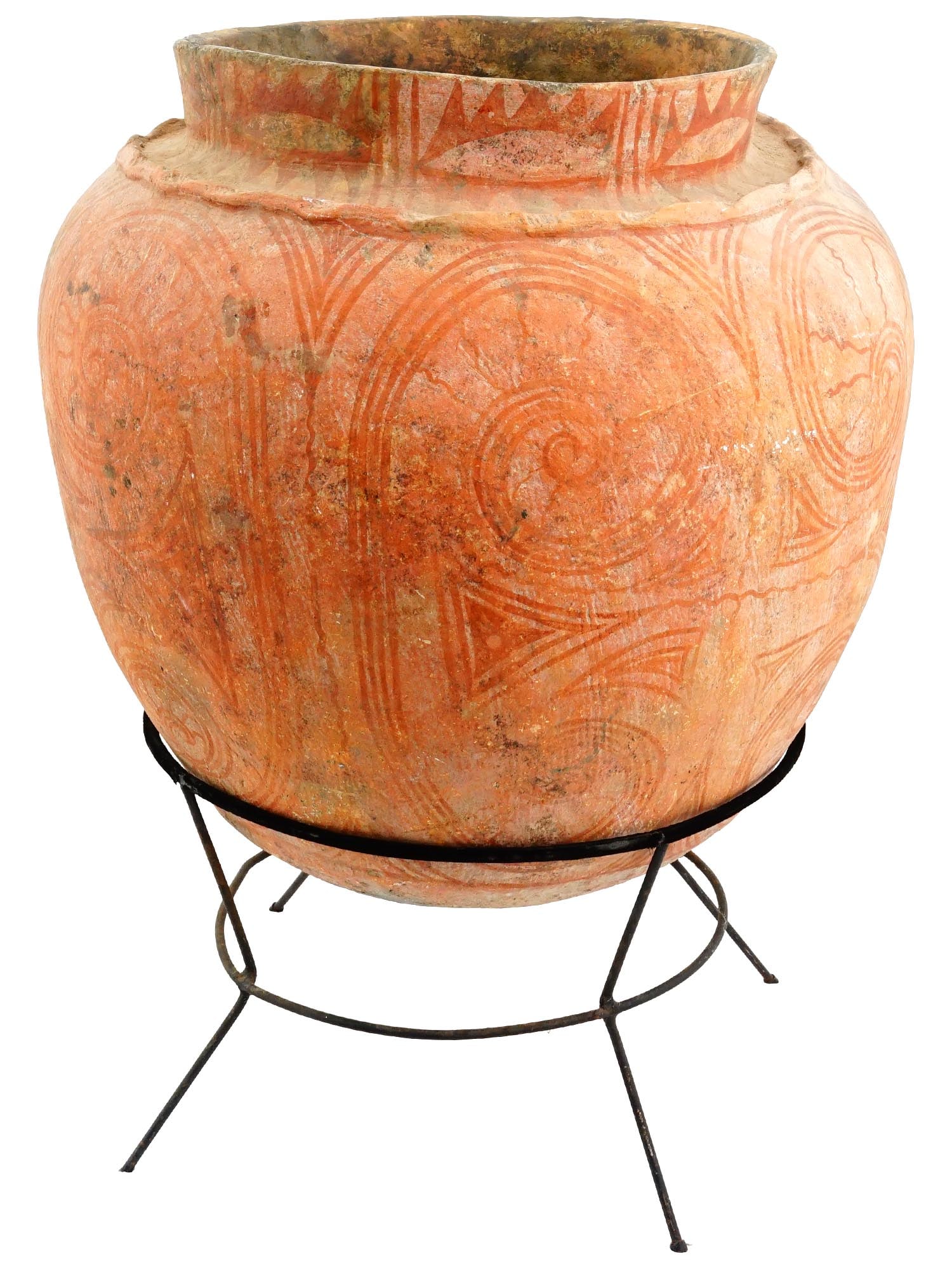 LARGE ANCIENT BRONZE AGE NEAR EAST POTTERY VESSEL (1 of 9)