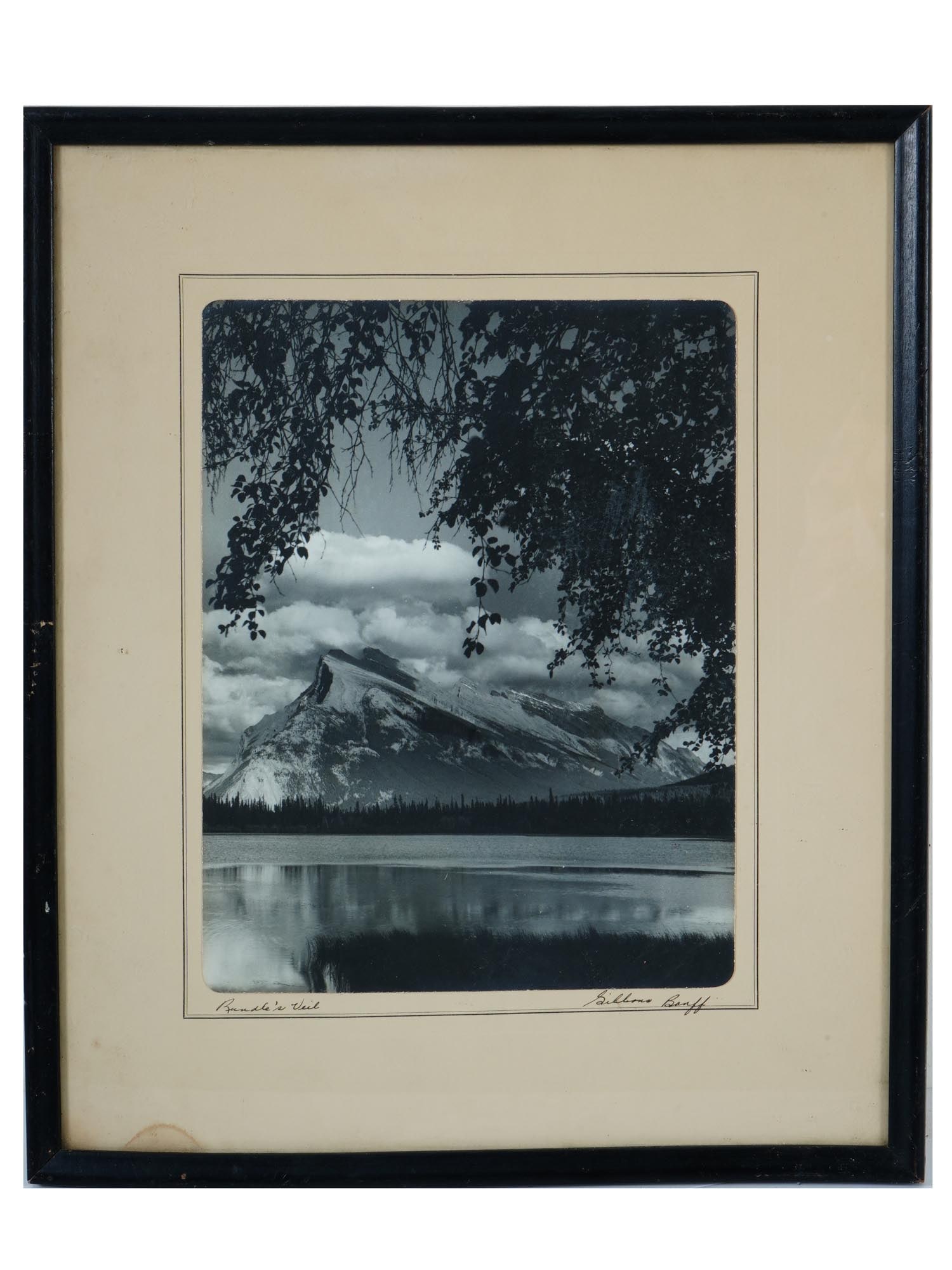 CANADIAN PHOTOGRAPH WILLIAM GIBBONS RENDERS VIEW BANFF (1 of 4)