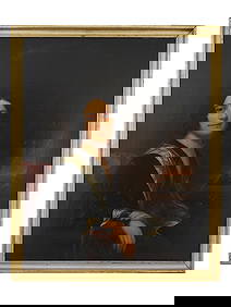 ALVAN CLARK ANTIQUE 19TH C AMERICAN OIL PAINTING (1 of 4)