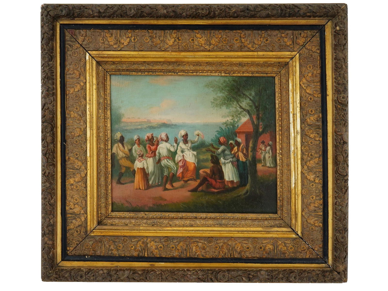 ITALIAN SCHOOL OIL PAINTING AFTER AGOSTINO BRUNIAS (1 of 4)