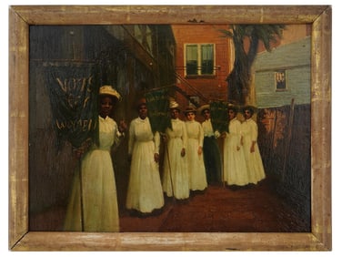 AMERICAN PAINTING NANNIE BURROUGHS WOMANS SUFFRAGE