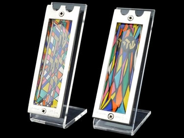 NOAM BASSON ARTISTIC GLASS LIMITED EDITION MEZUZAH