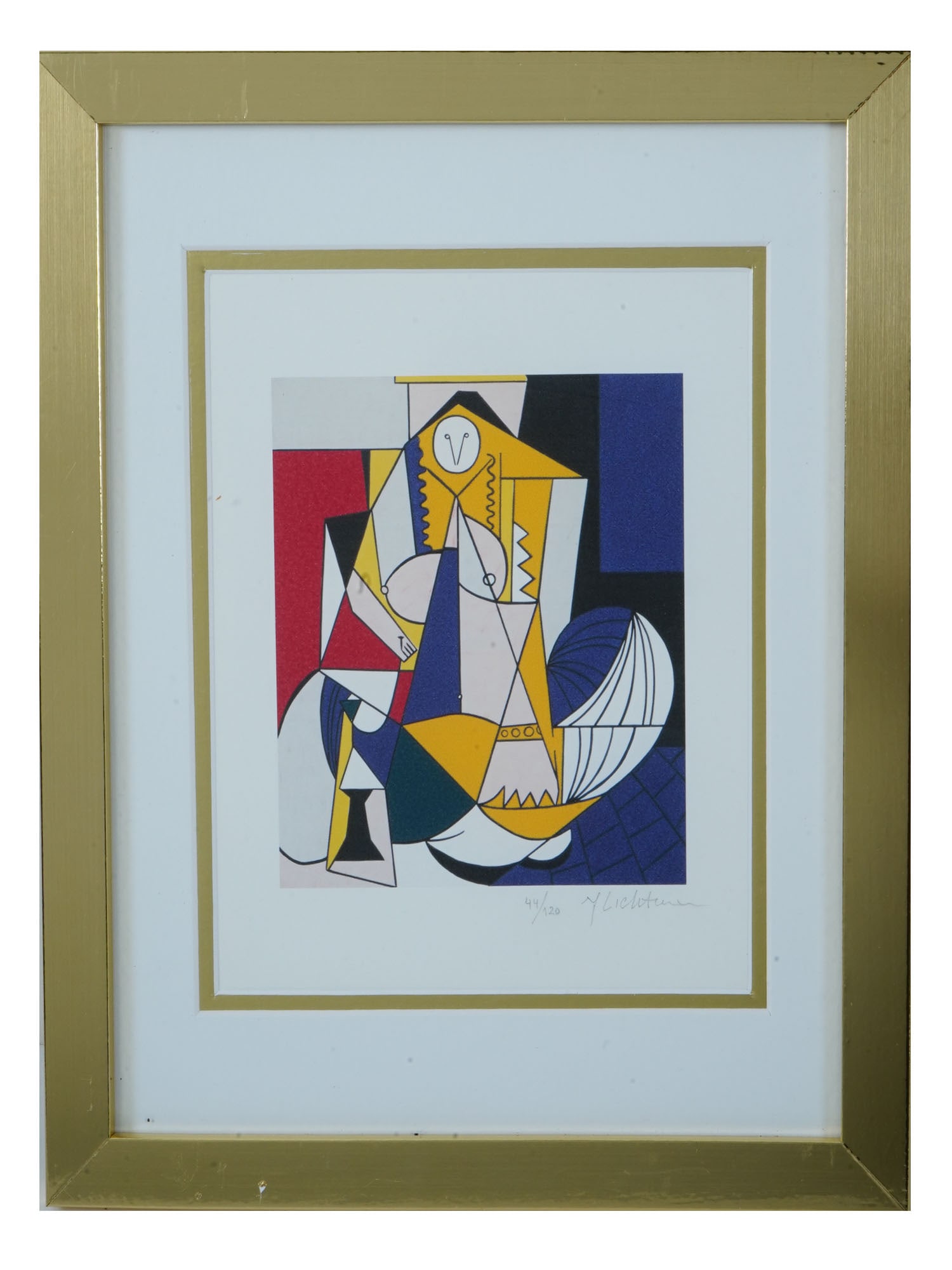 ROY LICHTENSTEIN LTD ED LITHOGRAPH WOMAN OF ALGIERS (1 of 4)