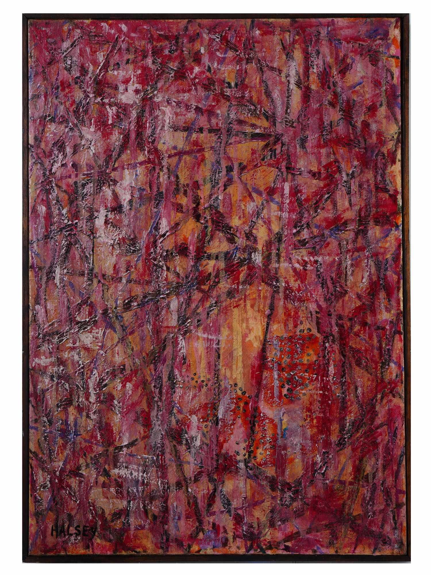 ABSTRACT AMERICAN OIL PAINTING BY WILLIAM M HALSEY (1 of 4)