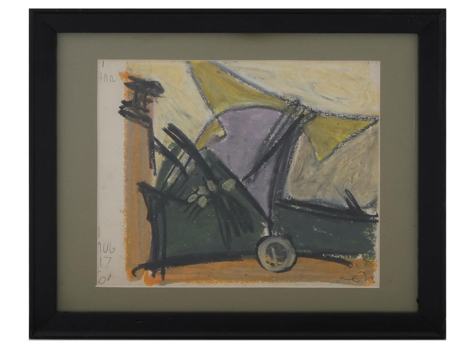 LEON WALL AMERICAN ABSTRACT MODERNIST PAINTING (1 of 6)