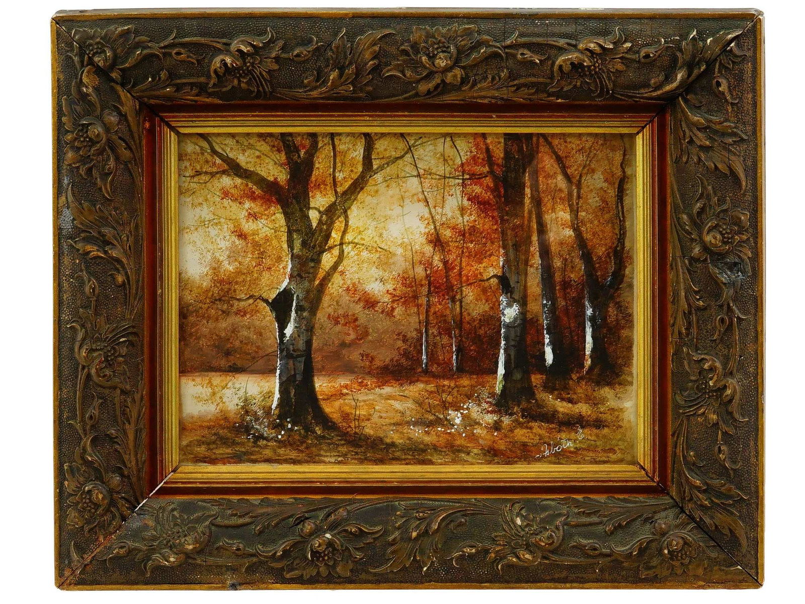 MODERN PAINTING NATURAL LANDSCAPE BY ASBOTH E. (1 of 4)