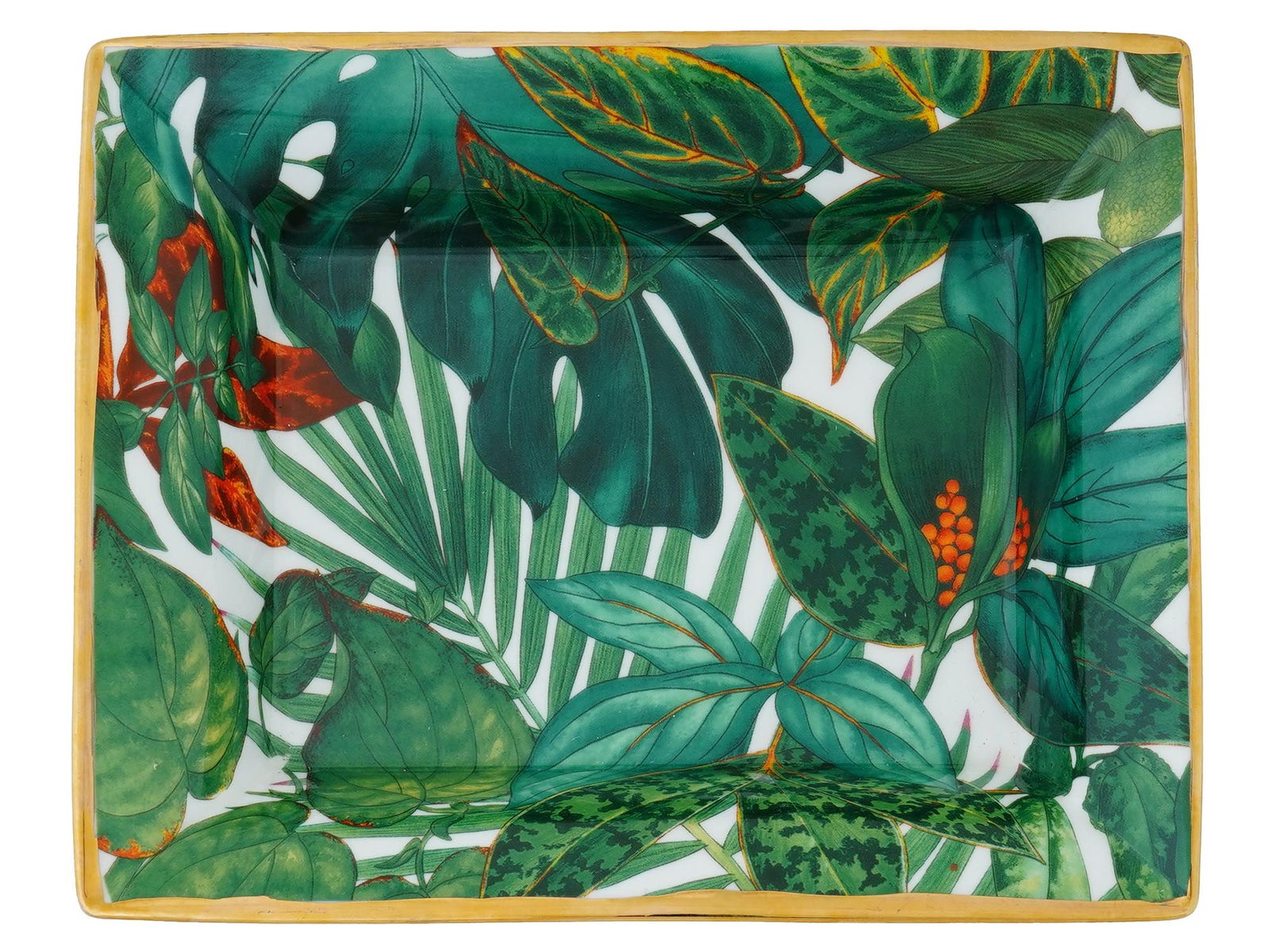 HERMES MULTICOLOR PORCELAIN PASSIFOLIA CHANGE TRAY (1 of 6)