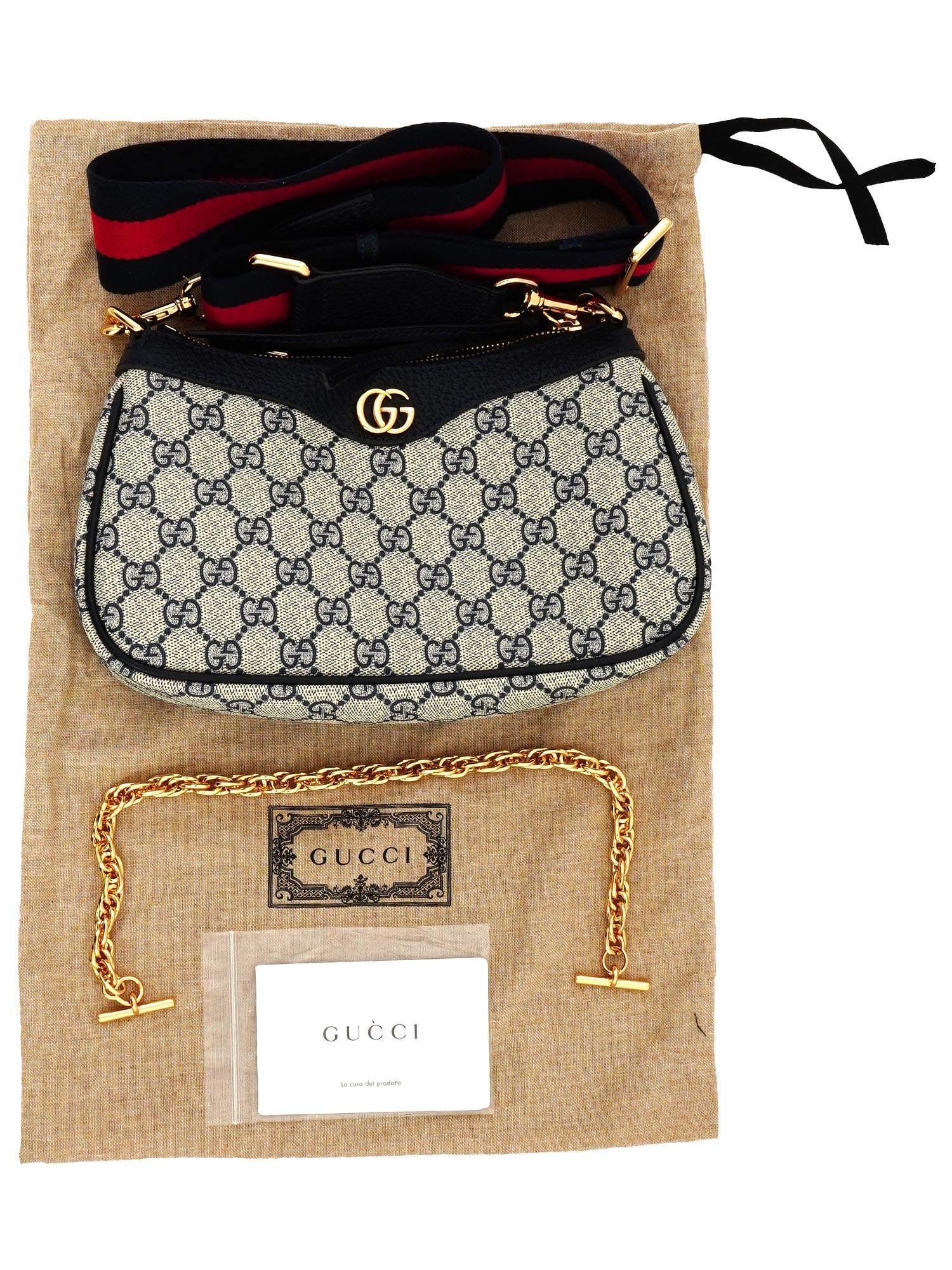 ITALIAN GUCCI LADY PURSE WITH TWO STRAPS AND DUST BAG (1 of 5)