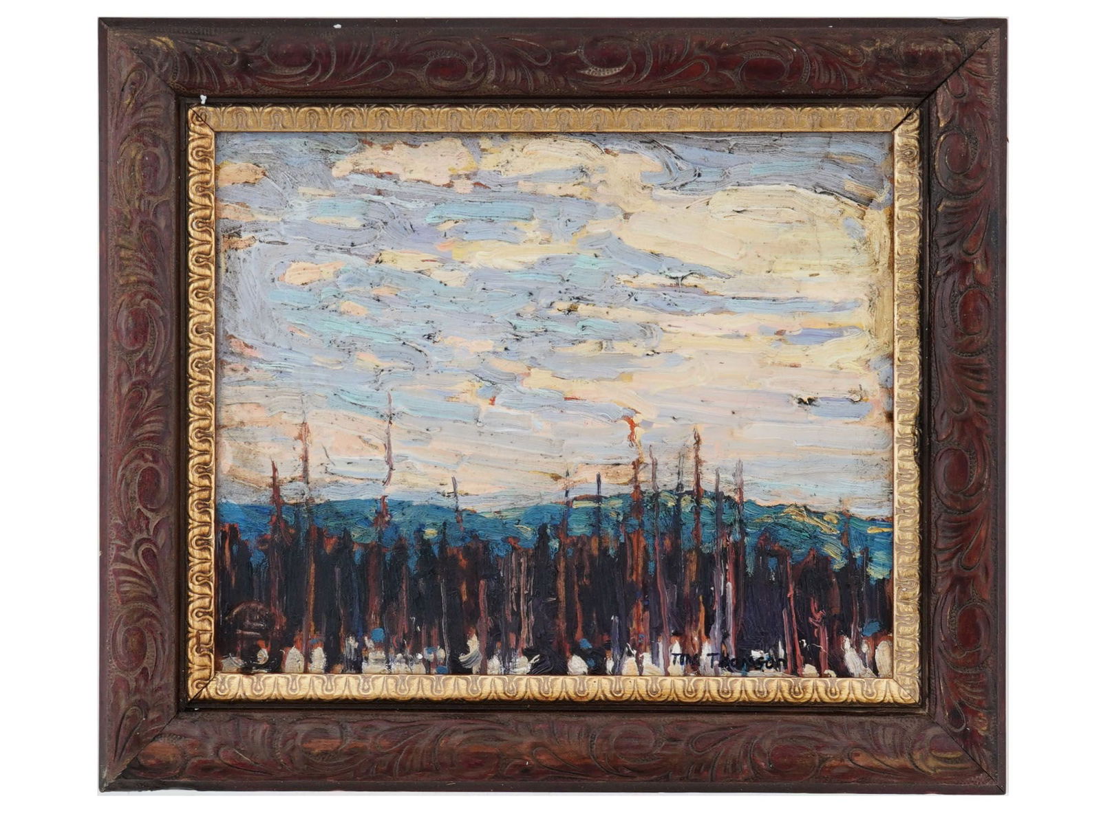 ATTR TOM THOMSON CANADIAN LANDSCAPE OIL PAINTING (1 of 5)