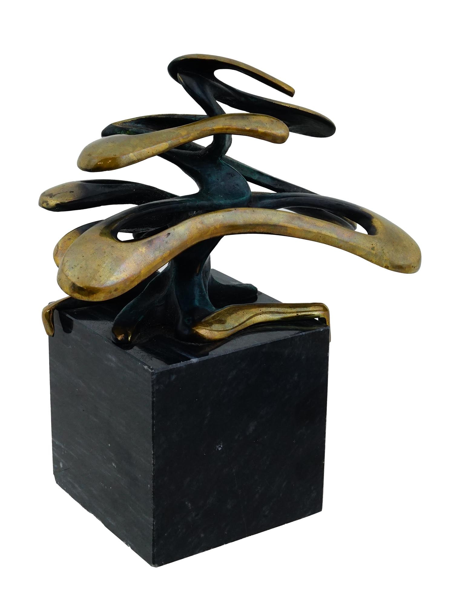MODERNIST BRONZE SCULPTURE AFTER BOB BENNETT TREE (1 of 7)