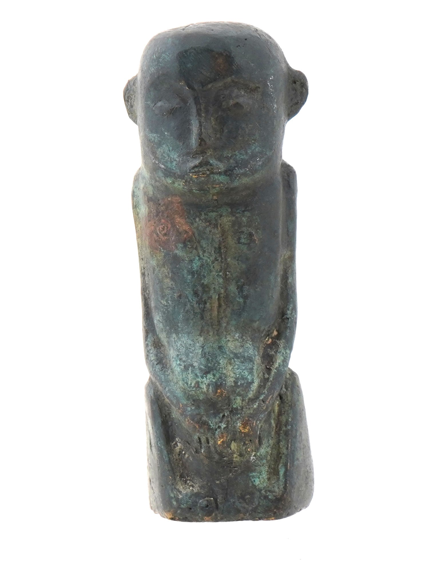 ANCIENT PATINATED BRONZE HUMAN EFFIGY FIGURINE (1 of 6)
