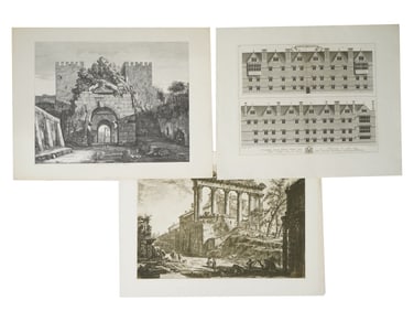 ANTIQUE EUROPEAN PRINTS ROSSINI PIRANESI WILLIAMS