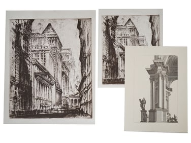 PRINTS BY JOSEPH PENNELL AND ANDREA POZZO