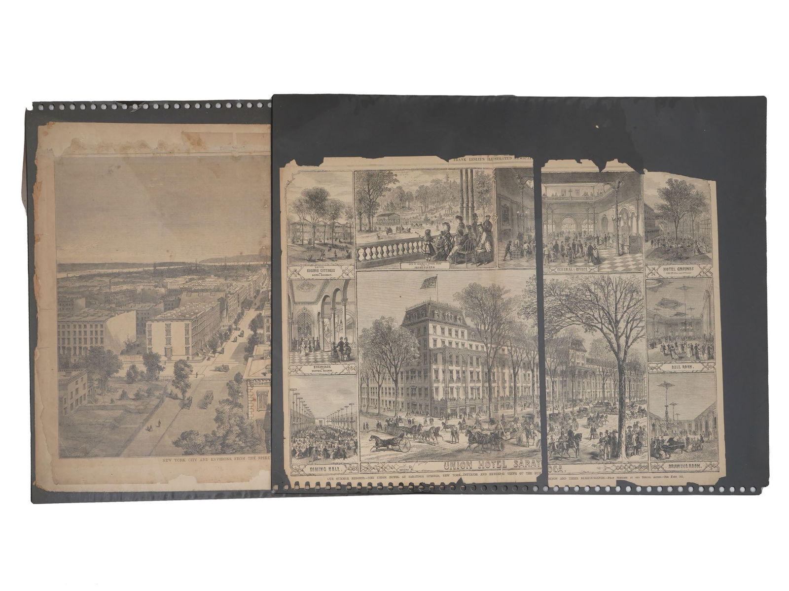 ANTIQUE AMERICAN NEW YORK HISTORICAL ENGRAVINGS (1 of 5)