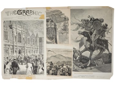 ILLUSTRATION CLIPPINGS FROM ANTIQUE AMERICAN NEWSPAPERS