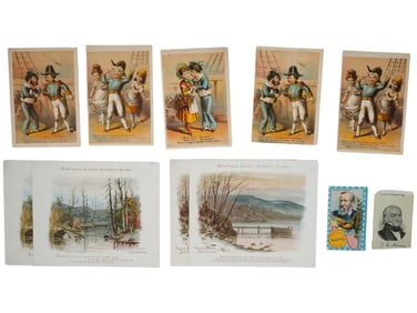 ANTIQUE AMERICAN LITHOGRAPHED ADVERTISING PRINTS