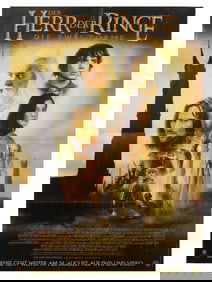 2002 LORD OF THE RINGS MOVIE POSTER IN GERMAN