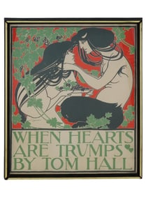 WHEN HEARTS ARE TRUMPS WILLIAM HENRY BRADLEY POSTER