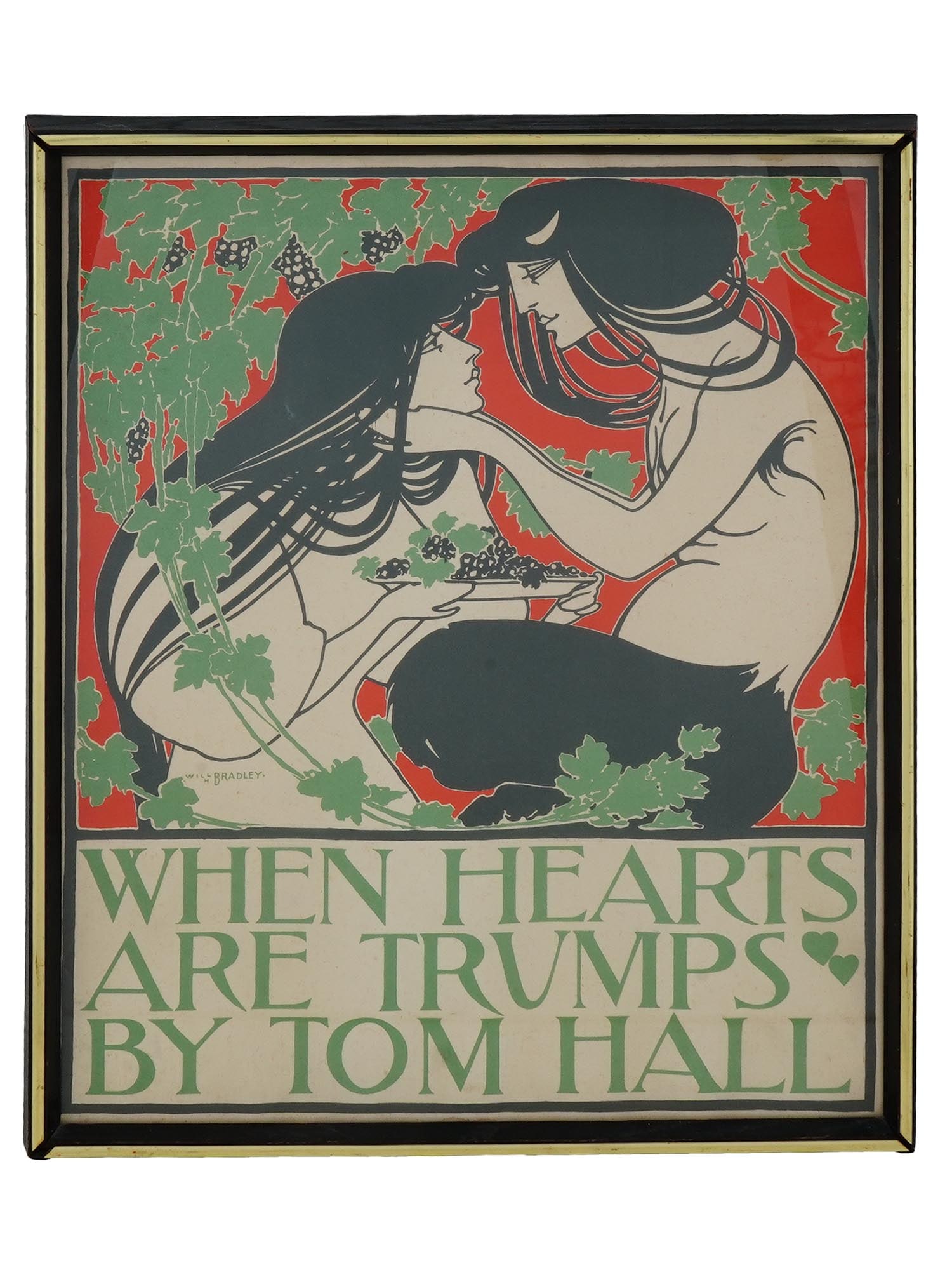 WHEN HEARTS ARE TRUMPS WILLIAM HENRY BRADLEY POSTER (1 of 5)