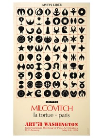 AMERICAN MILCOVITCH INTERNATIONAL MEETING ART POSTER