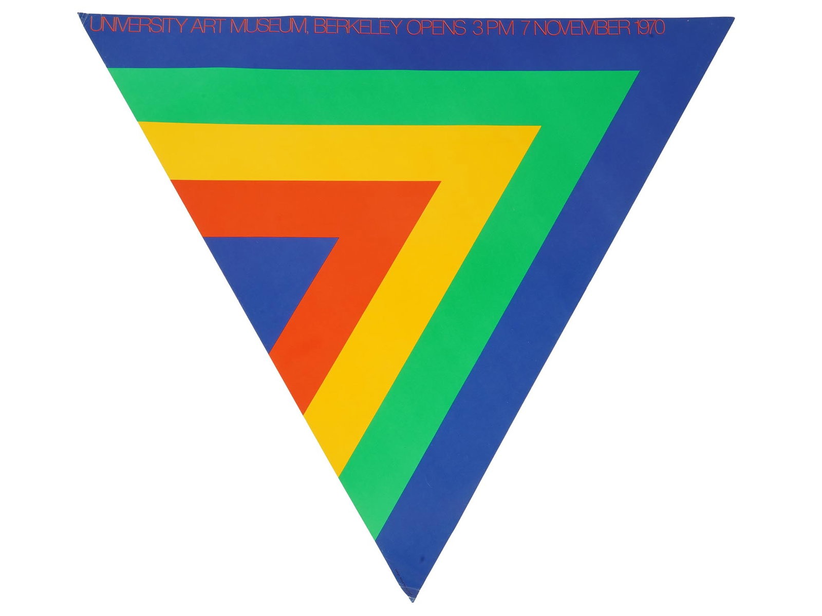 VINTAGE 1970 EXHIBITION POSTER ART MUSEUM BERKELEY (1 of 3)